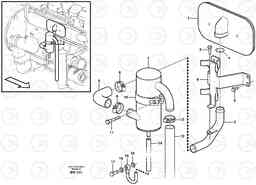 41615 Crankcase ventilation A30D S/N -11999, - 60093 USA S/N-72999 BRAZIL, Volvo Construction Equipment