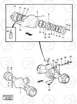 30168 Driveshafts with assembly parts 6300 6300, Volvo Construction Equipment
