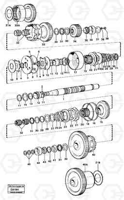 73679 Clutches 1:st and 2:nd speeds 6300 6300, Volvo Construction Equipment