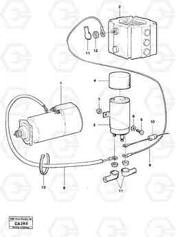 32287 Starter element with fitting parts 6300 6300, Volvo Construction Equipment