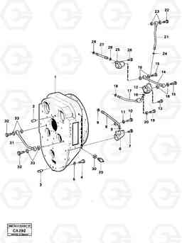 36797 Converter housing with fitting parts 6300 6300, Volvo Construction Equipment