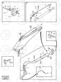 20568 Hydraulic system dipper arm 6300 6300, Volvo Construction Equipment
