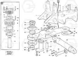 45833 Frame and articulation bearing EL70 VOLVO BM VOLVO BM EL70, Volvo Construction Equipment