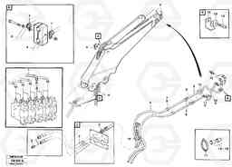 27878 Hydraulic system for tool bar EL70 VOLVO BM VOLVO BM EL70, Volvo Construction Equipment