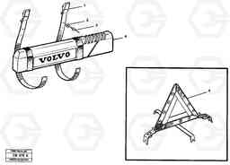 25618 Warning triangle EL70 VOLVO BM VOLVO BM EL70, Volvo Construction Equipment