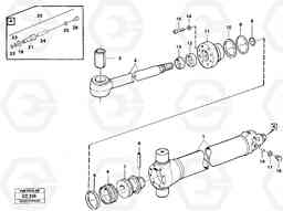 21373 Hydraulic cylinder slewing post EL70C VOLVO BM VOLVO BM EL70C, Volvo Construction Equipment