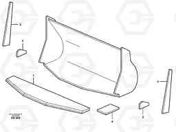 22035 Bucket, truncated vec lip without teeth ATTACHMENTS ATTACHMENTS WHEEL LOADERS GEN. - C, Volvo Construction Equipment
