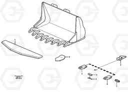 29925 Bucket, truncated vec lip with teeth ATTACHMENTS ATTACHMENTS BUCKETS, Volvo Construction Equipment