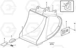 28477 Buckets, direct fitting,combi Parts ATTACHMENTS ATTACHMENTS BUCKETS, Volvo Construction Equipment