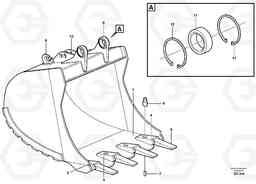 106727 Buckets, direct fitting ATTACHMENTS ATTACHMENTS BUCKETS, Volvo Construction Equipment