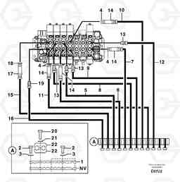 85361 Hydr. circuit ( attachment ) EC70VV TYPE 233, Volvo Construction Equipment