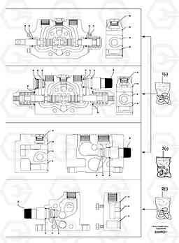 22432 Control valve : seal (kit) for complete element EC14 TYPE 246, 271, Volvo Construction Equipment