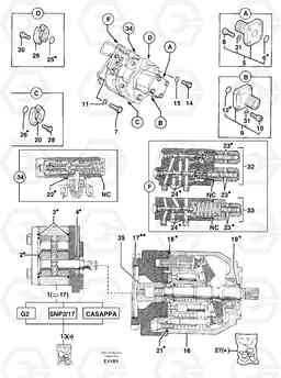 15265 Hydraulic pump EC50 TYPE 247, Volvo Construction Equipment