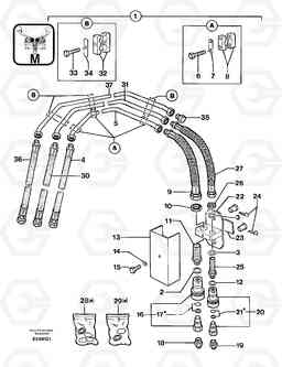 101968 Hydraulic circuit ( accessories ) EC14 TYPE 246, 271, Volvo Construction Equipment