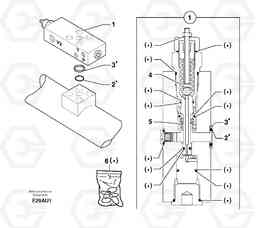 10622 Safety valve ( dipper arm cylinder ) EW70VV TYPE 262, Volvo Construction Equipment