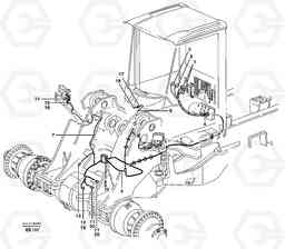 38183 Cable harness, front L50D, Volvo Construction Equipment