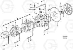 99384 Pump with fitting parts L50D, Volvo Construction Equipment