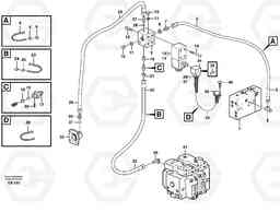 38212 Controls, differential lock L50D, Volvo Construction Equipment