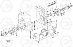 23937 Hydraulic transmission, output shaft L50E BRAZIL, S/N 71001 -, Volvo Construction Equipment