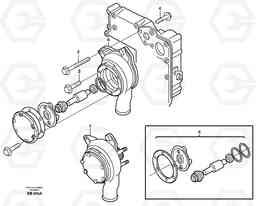 20541 Water pump with fitting parts L50D, Volvo Construction Equipment