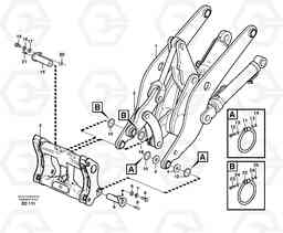 20418 Assemble attachment bracket. L90D, Volvo Construction Equipment