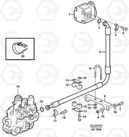 89747 Hydraulic system, feed line L90D, Volvo Construction Equipment