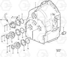 34690 Clutch housing with fitting parts L90D, Volvo Construction Equipment