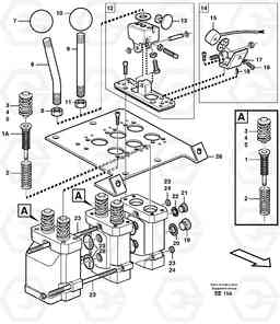 96862 Servo valve L120D, Volvo Construction Equipment