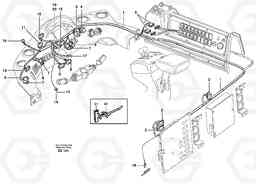 60930 Cable harness, panel L120D, Volvo Construction Equipment