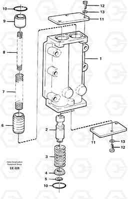 10379 Pressure limiting valve L120D, Volvo Construction Equipment