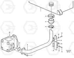 82655 Hydraulic system, suction line L150D, Volvo Construction Equipment