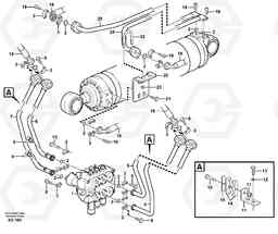 84336 Hydraulic system, tilt function L180D, Volvo Construction Equipment