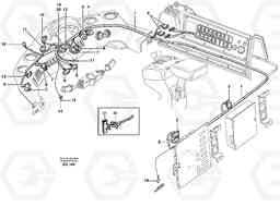 58771 Cable harness, panel L180D, Volvo Construction Equipment