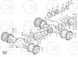 24454 Planet axles with fitting parts L180D, Volvo Construction Equipment