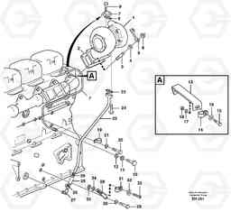 71412 Turbocharger with fitting parts L180D HIGH-LIFT, Volvo Construction Equipment