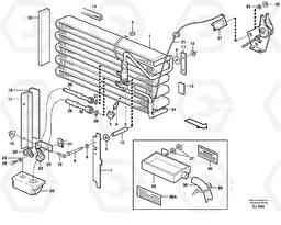 57797 Evaporator, assembly L330D, Volvo Construction Equipment