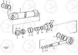 96563 Hydraulic cylinder L330D, Volvo Construction Equipment
