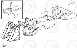 20797 Rear hitch and counterweight L220E SER NO 2001 - 3999, Volvo Construction Equipment