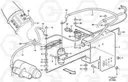 104109 Pre-heater with fitting parts L220E SER NO 2001 - 3999, Volvo Construction Equipment