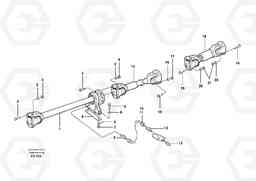 91428 Propeller shafts with fitting parts L220E SER NO 2001 - 3999, Volvo Construction Equipment