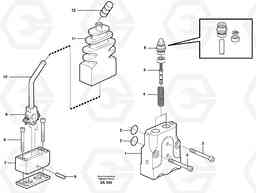 19314 Control valve. L120E S/N 19804- SWE, 66001- USA, 71401-BRA, 54001-IRN, Volvo Construction Equipment
