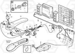 57606 Cable harness, CDC-steering. L220E SER NO 2001 - 3999, Volvo Construction Equipment