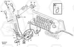 61471 Cable harnesses, single lever control. L120E S/N 16001 - 19668 SWE, 64001- USA, 70701-BRA, Volvo Construction Equipment