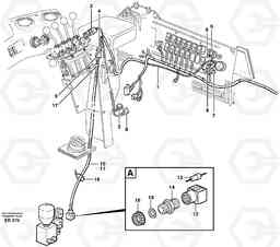 41653 Cable harness for 3rd and 4th function. L220E SER NO 2001 - 3999, Volvo Construction Equipment