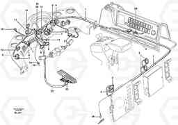 33079 Cable harnesses, instrument panel L180E HIGH-LIFT S/N 8002 - 9407, Volvo Construction Equipment