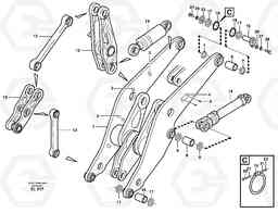 67121 Lifting frame work with assembly parts L180F, Volvo Construction Equipment