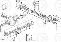 83702 Differential carrier, forward L330D, Volvo Construction Equipment