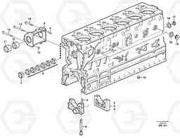 39128 Cylinder block L330E, Volvo Construction Equipment