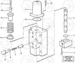 100117 Four-way valve Primary EC230B ?KERMAN ?KERMAN EC230B, Volvo Construction Equipment