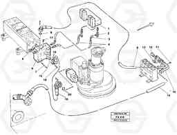 86765 Hammer hydraulics in base machine, 2 pumps. EC230B ?KERMAN ?KERMAN EC230B, Volvo Construction Equipment